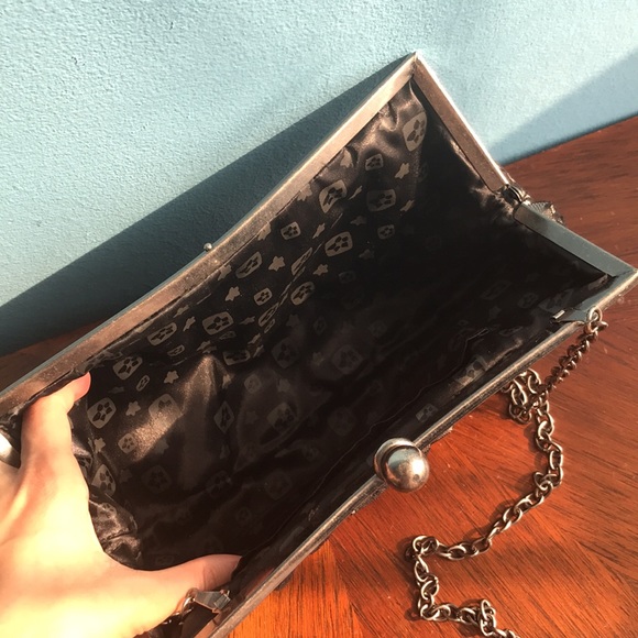Black lace evening clutch - Picture 5 of 5
